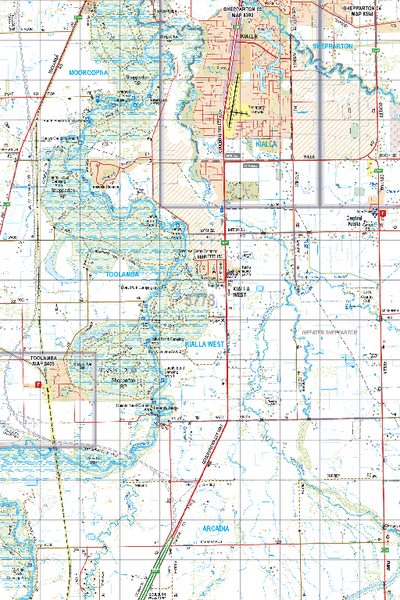 Map 5778 - Spatial Vision's Vicmap Book (North East Edition 8, 2025) - 50K Series Preview 1