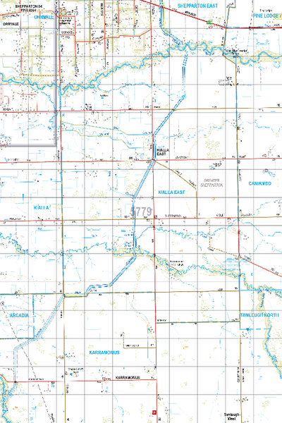 Map 5779 - Spatial Vision's Vicmap Book (North East Edition 8, 2025) - 50K Series Preview 1