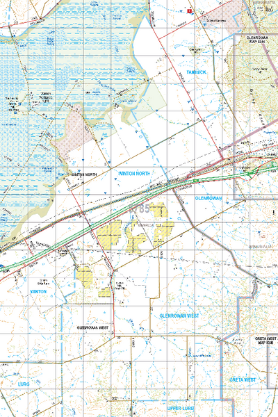 Map 5785 - Spatial Vision's Vicmap Book (North East Edition 8, 2025) - 50K Series Preview 1