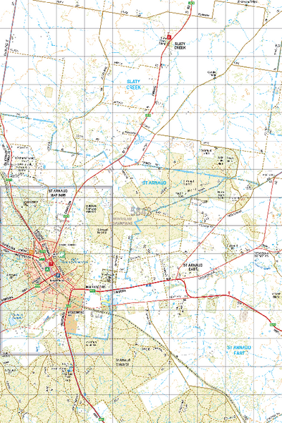 Map 5843 - Spatial Vision's Vicmap Book (South West Edition 8, 2025 Update) - 50K Series Preview 1