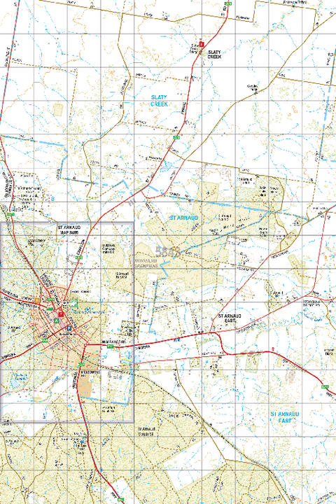 Map 5843 - Spatial Vision's Vicmap Book (South West Edition 8, 2025 Update) - 50K Series Preview 1