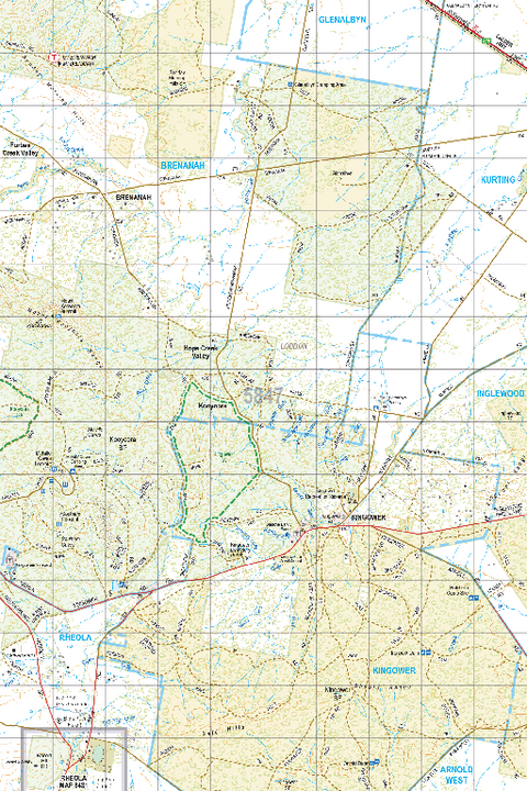 Map 5847 - Spatial Vision's Vicmap Book (South West Edition 8, 2025 Update) - 50K Series Preview 1