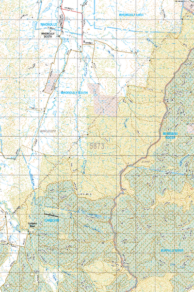 Map 5873 - Spatial Vision's Vicmap Book (North East Edition 8, 2025) - 50K Series Preview 1