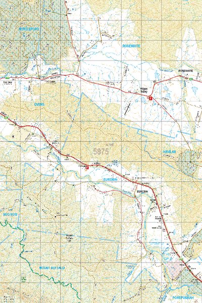 Map 5875 - Spatial Vision's Vicmap Book (North East Edition 8, 2025) - 50K Series Preview 1