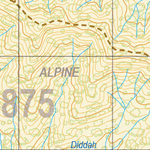 Map 5875 - Spatial Vision's Vicmap Book (North East Edition 8, 2025) - 50K Series Preview 2