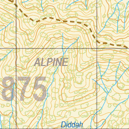 Map 5875 - Spatial Vision's Vicmap Book (North East Edition 8, 2025) - 50K Series Preview 2