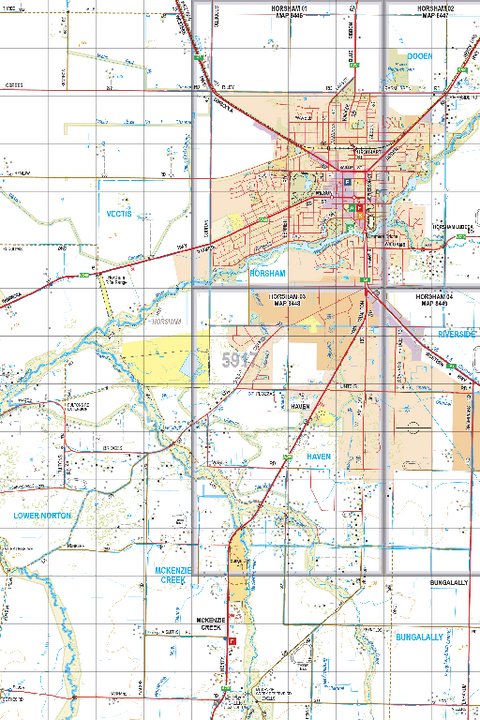 Map 5917 - Spatial Vision's VicMap Book (South West Edition 8, 2025 Update) - 50K Series Preview 1