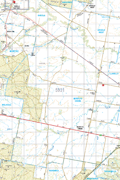 Map 5931 - Spatial Vision's Vicmap Book (South West Edition 8, 2025 Update) - 50K Series Preview 1