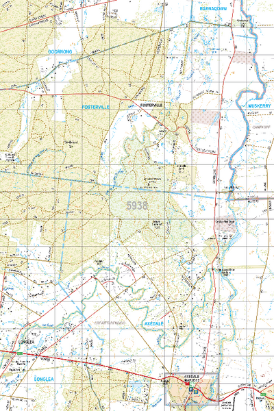 Map 5938 - Spatial Vision's Vicmap Book (North East Edition 8, 2025) - 50K Series Preview 1