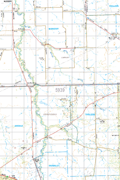 Map 5939 - Spatial Vision's Vicmap Book (North East Edition 8, 2025) - 50K Series Preview 1