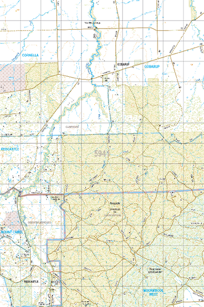 Map 5941 - Spatial Vision's Vicmap Book (North East Edition 8, 2025) - 50K Series Preview 1