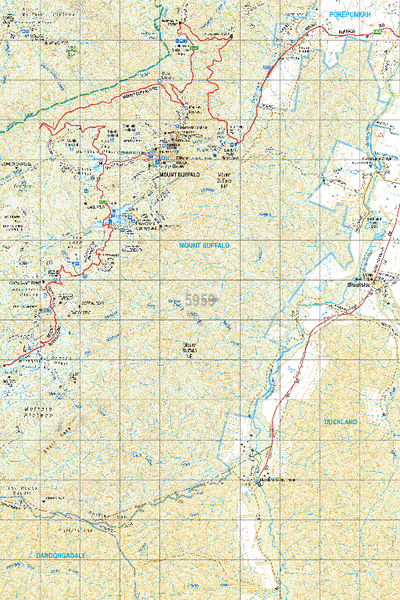 Map 5959 - Spatial Vision's Vicmap Book (North East Edition 8, 2025) - 50K Series Preview 1
