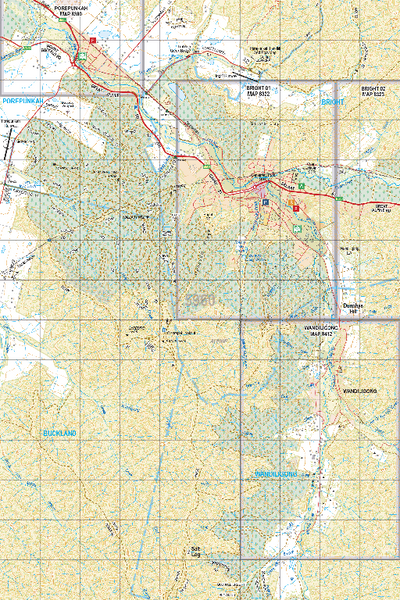 Map 5960 - Spatial Vision's Vicmap Book (North East Edition 8, 2025) - 50K Series Preview 1