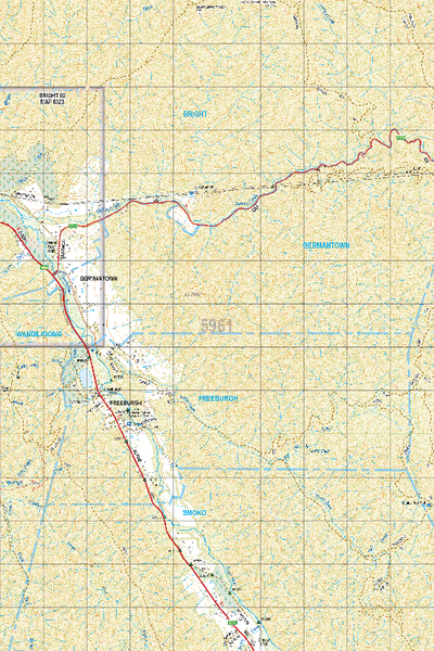 Map 5961 - Spatial Vision's Vicmap Book (North East Edition 8, 2025) - 50K Series Preview 1