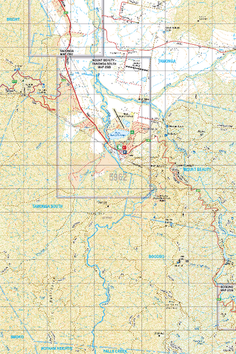 Map 5962 - Spatial Vision's Vicmap Book (South East Edition 8, 2025) - 50K Series Preview 1