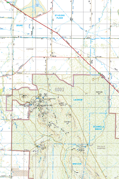 Map 6003 - Spatial Vision's Vicmap Book (South West Edition 8, 2025 Update) - 50K Series Preview 1