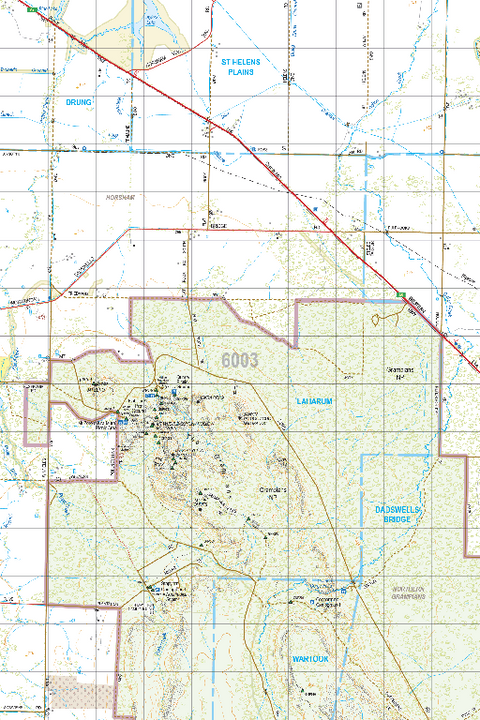 Map 6003 - Spatial Vision's Vicmap Book (South West Edition 8, 2025 Update) - 50K Series Preview 1