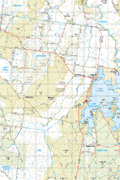 Map 6022 - Spatial Vision's Vicmap Book (North East Edition 8, 2025) - 50K Series Preview 1