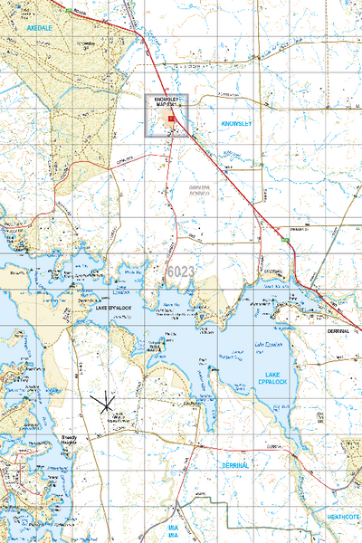 Map 6023 - Spatial Vision's Vicmap Book (North East Edition 8, 2025) - 50K Series Preview 1