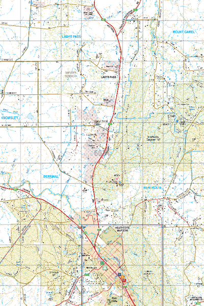 Map 6024 - Spatial Vision's Vicmap Book (North East Edition 8, 2025) - 50K Series Preview 1