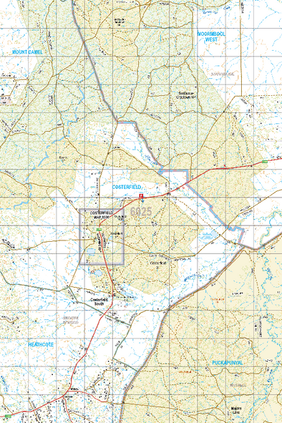 Map 6025 - Spatial Vision's Vicmap Book (North East Edition 8, 2025) - 50K Series Preview 1