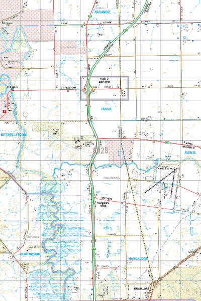 Map 6028 - Spatial Vision's Vicmap Book (North East Edition 8, 2025) - 50K Series Preview 1