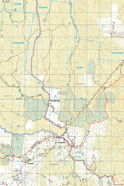 Map 6038 - Spatial Vision's Vicmap Book (North East Edition 8, 2025) - 50K Series Preview 1