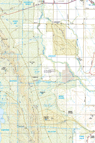 Map 6088 - Spatial Vision's Vicmap Book (South West Edition 8, 2025 Update) - 50K Series Preview 1