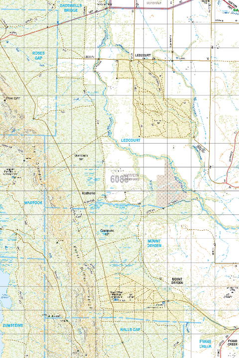 Map 6088 - Spatial Vision's Vicmap Book (South West Edition 8, 2025 Update) - 50K Series Preview 1