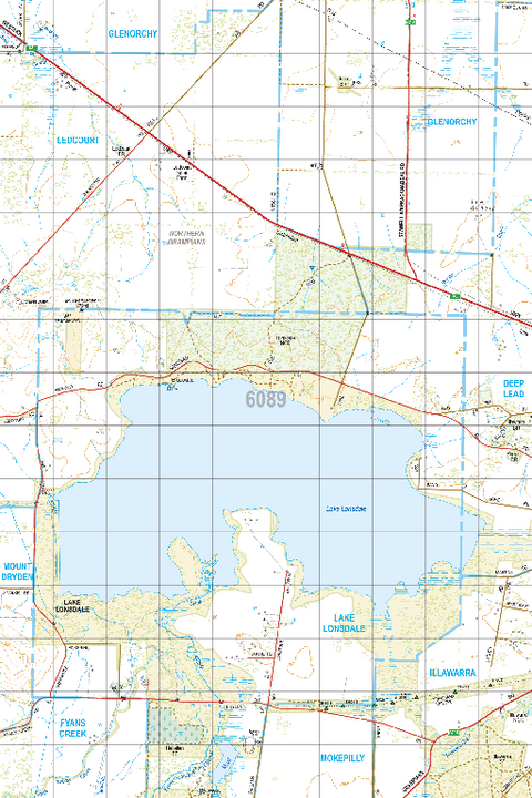 Map 6089 - Spatial Vision's Vicmap Book (South West Edition 8, 2025 Update) - 50K Series Preview 1