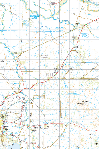 Map 6091 - Spatial Vision's Vicmap Book (South West Edition 8, 2025 Update) - 50K Series Preview 1
