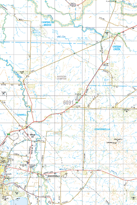 Map 6091 - Spatial Vision's Vicmap Book (South West Edition 8, 2025 Update) - 50K Series Preview 1