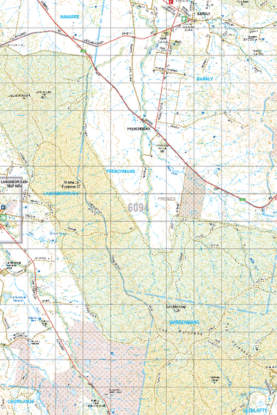 Map 6094 - Spatial Vision's Vicmap Book (South West Edition 8, 2025 Update) - 50K Series Preview 1