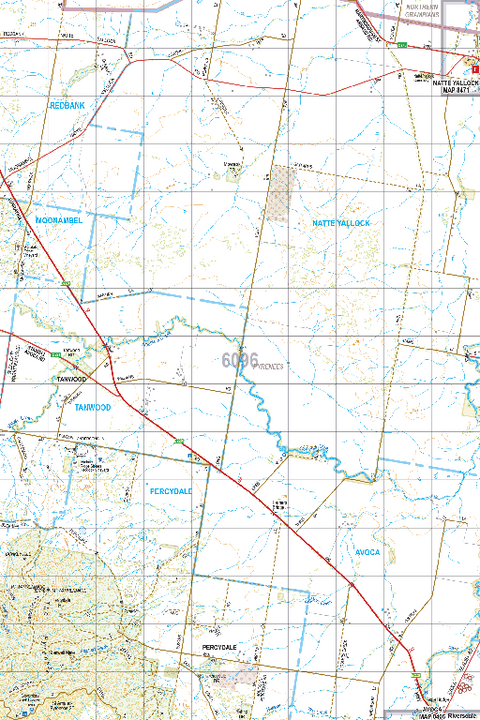 Map 6096 - Spatial Vision's Vicmap Book (South West Edition 8, 2025 Update) - 50K Series Preview 1