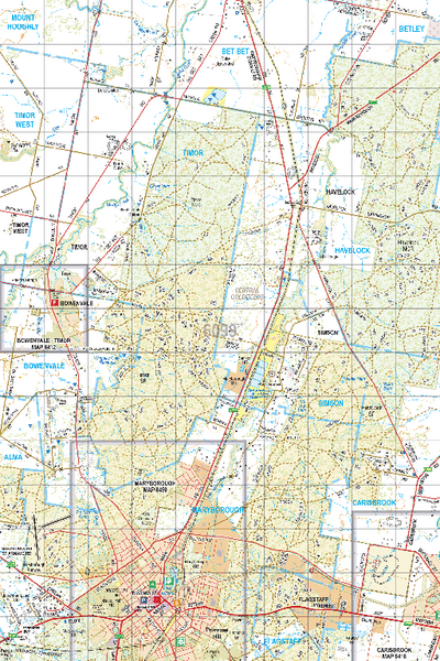Map 6099 - Spatial Vision's Vicmap Book (South West Edition 8, 2025 Update) - 50K Series Preview 1