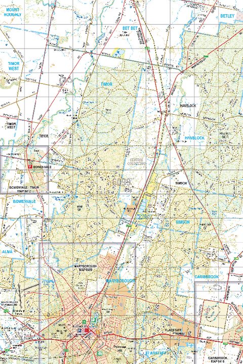 Map 6099 - Spatial Vision's Vicmap Book (South West Edition 8, 2025 Update) - 50K Series Preview 1