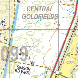 Map 6099 - Spatial Vision's Vicmap Book (South West Edition 8, 2025 Update) - 50K Series Preview 2