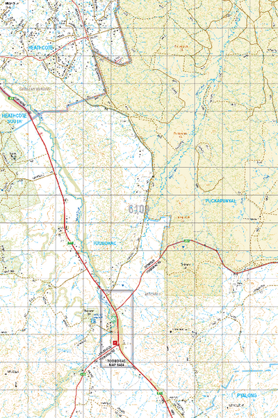 Map 6109 - Spatial Vision's Vicmap Book (North East Edition 8, 2025) - 50K Series Preview 1