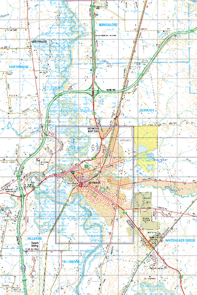 Map 6112 - Spatial Vision's Vicmap Book (North East Edition 8, 2025) - 50K Series Preview 1