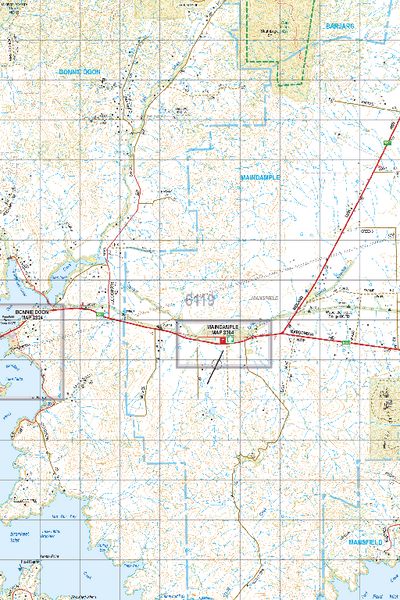 Map 6119 - Spatial Vision's Vicmap Book (North East Edition 8, 2025) - 50K Series Preview 1