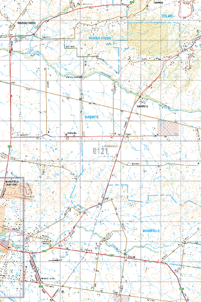 Map 6121 - Spatial Vision's Vicmap Book (North East Edition 8, 2025) - 50K Series Preview 1