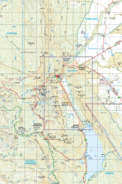 Map 6172 - Spatial Vision's Vicmap Book (South West Edition 8, 2025 Update) - 50K Series Preview 1