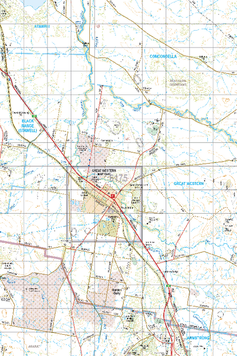 Map 6175 - Spatial Vision's Vicmap Book (South West Edition 8, 2025 Update) - 50K Series Preview 1