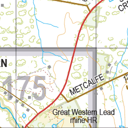 Map 6175 - Spatial Vision's Vicmap Book (South West Edition 8, 2025 Update) - 50K Series Preview 2