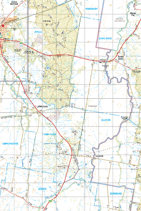 Map 6181 - Spatial Vision's Vicmap Book (South West Edition 8, 2025 Update) - 50K Series Preview 1