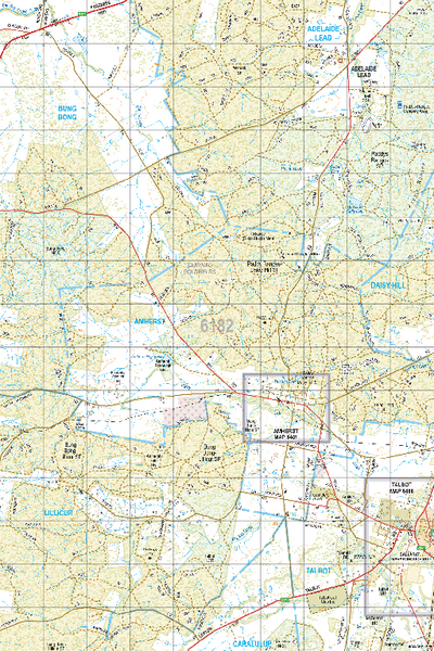 Map 6182 - Spatial Vision's Vicmap Book (South West Edition 8, 2025 Update) - 50K Series Preview 1