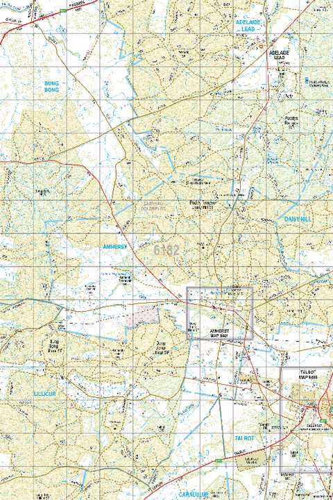 Map 6182 - Spatial Vision's Vicmap Book (South West Edition 8, 2025 Update) - 50K Series Preview 1