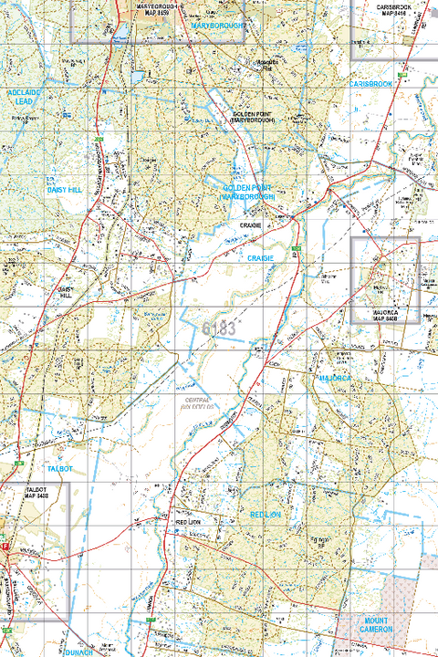 Map 6183 - Spatial Vision's Vicmap Book (South West Edition 8, 2025 Update) - 50K Series Preview 1