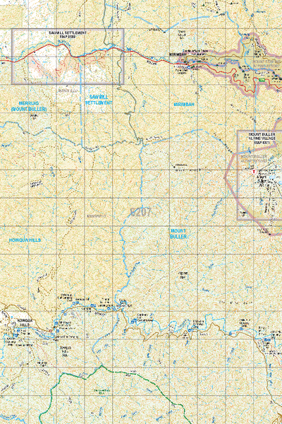 Map 6207 - Spatial Vision's Vicmap Book (North East Edition 8, 2025) - 50K Series Preview 1