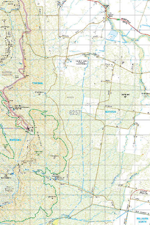 Map 6257 - Spatial Vision's Vicmap Book (South West Edition 8, 2025 Update) - 50K Series Preview 1